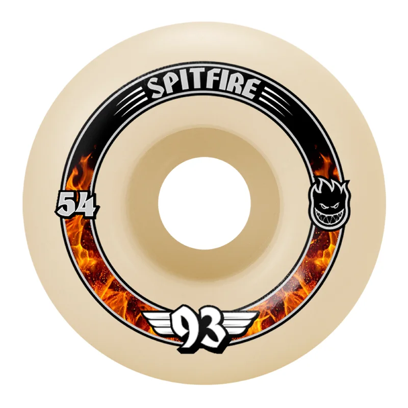 Skateboard Deck For Beginners Learning-Spitfire Formula Four 93 Radial 93a - 54mm