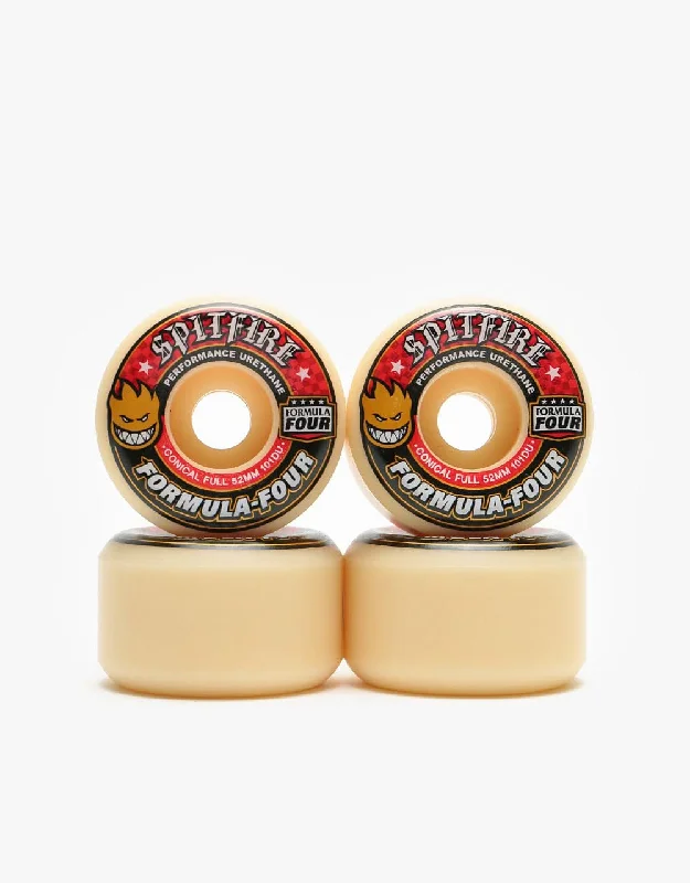 High Performance Skateboard Wheels For Skaters-Spitfire Formula Four Conical Full 101d Team Wheels