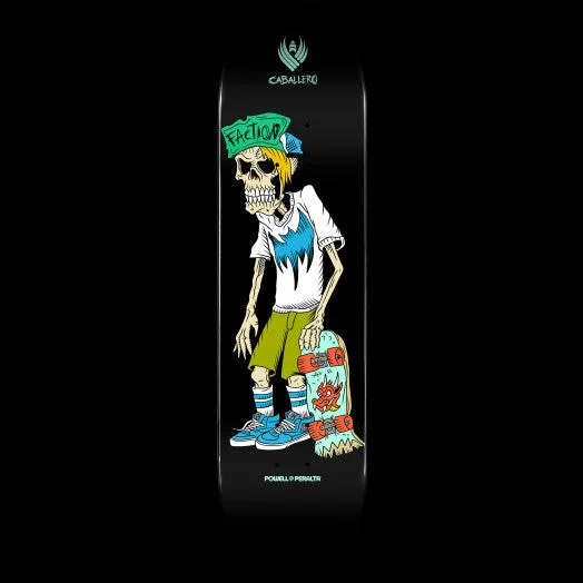 Skateboard Deck For Older Riders-Steve Caballero 243 K20 Faction Flight Pro Deck 8.25 X 31.95