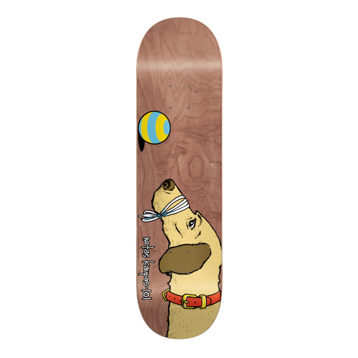 Skateboard Deck With Quality Construction-StrangeLove Natas Kaupas Dog 10" Deck