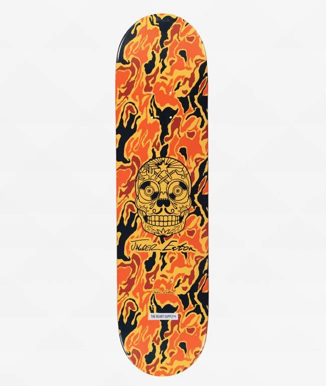 Skateboard Deck For All Types Of Riders-The Heart Supply Jagger Desert Skull 8.0" Skateboard Deck