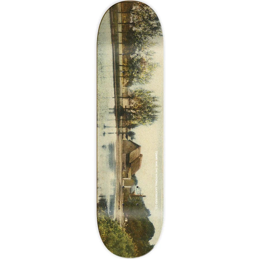 Custom Made Skateboard Deck For Skaters-The National Skateboard Co. Tommy May Toft Monks Skateboard Deck 8.375"