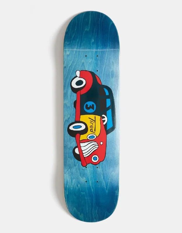 Skateboard Deck With Enhanced Pop-Tired Old Mobil Skateboard Deck - 8.25"