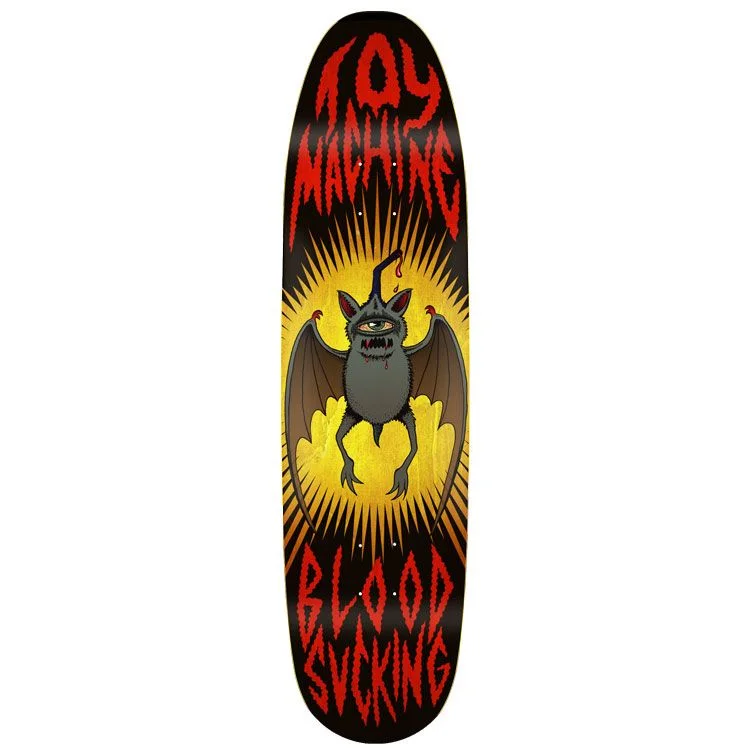 Minimalist Skateboard Deck For Riders-Toy Machine Halloween Sect Bat Skateboard Deck 2021 8.38"