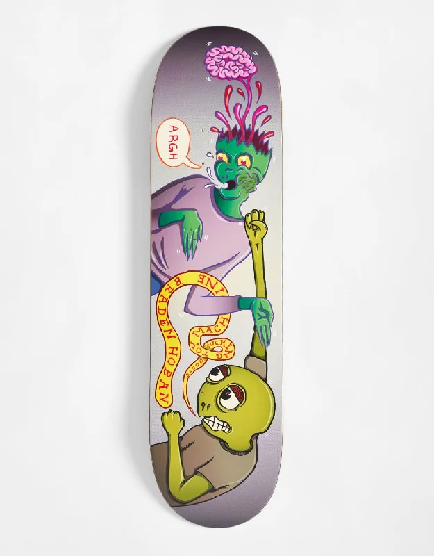 Skateboard Deck For Lightweight Skaters-Toy Machine Hoban Brain Punch Skateboard Deck - 8.5"