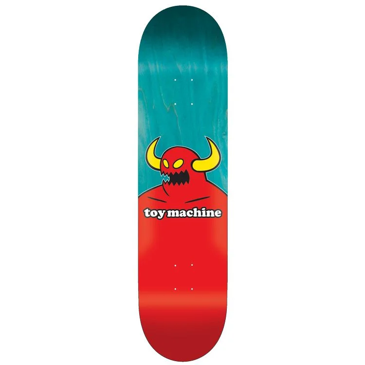 Deck For Park Skateboarding-Toy Machine Monster Skateboard Deck - 8.25" - Assorted Colors