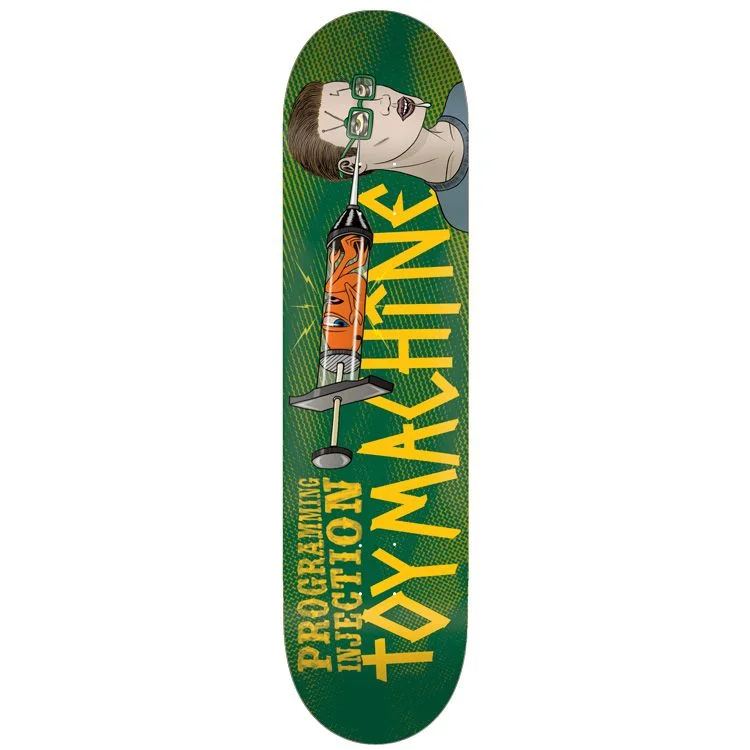 Skateboard Deck With Quality Construction-Toy Machine Programming Injection Skateboard Deck - 8.0"