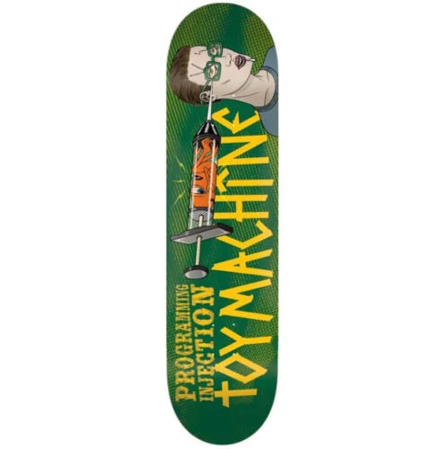 High-End Skateboard Deck With Low Maintenance-Toy Machine Programming Injection Skateboard Deck - 8.25