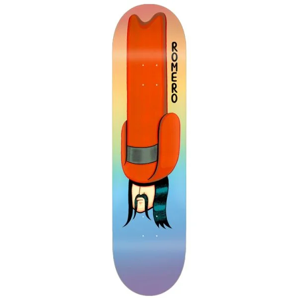 Skateboard Deck With Excellent Durability-Toy Machine  Romero Tall Hat Deck 8.0