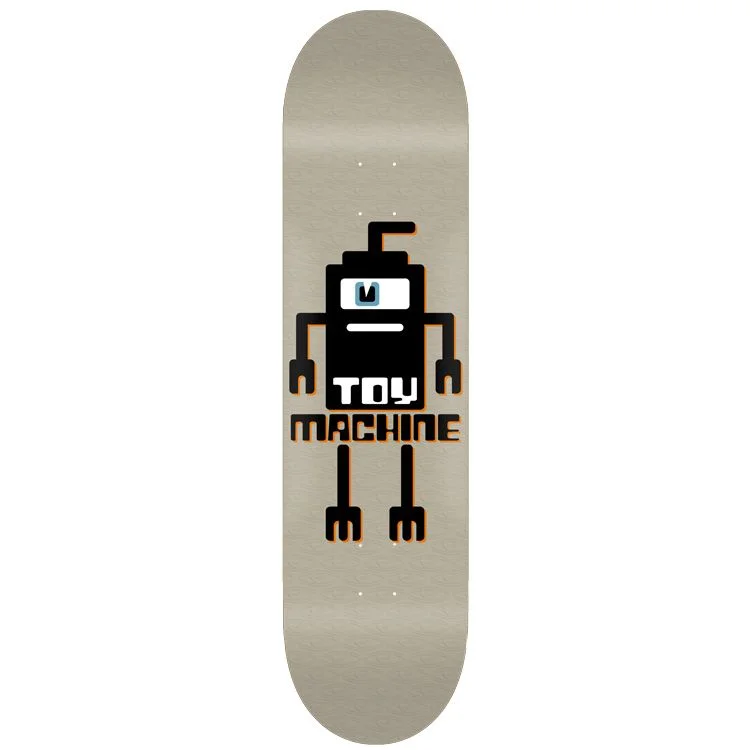 Skateboard Deck For Consistent Speed-Toy Machine Skateboard Deck Binary Sect Black 8.25