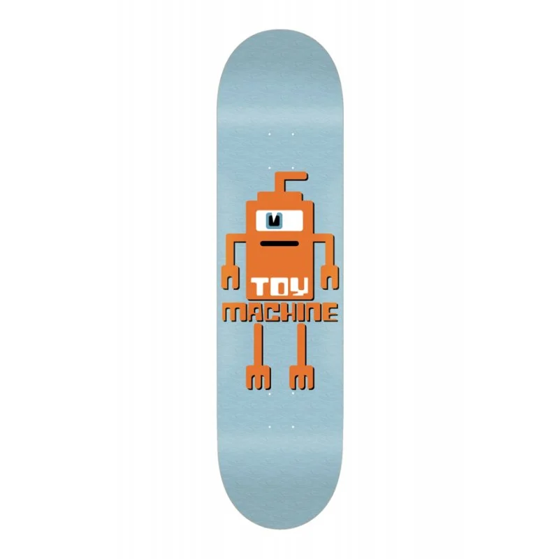 Skateboard Deck With Precision Engineering-Toy Machine Skateboard Deck Binary Sect Orange 8.0