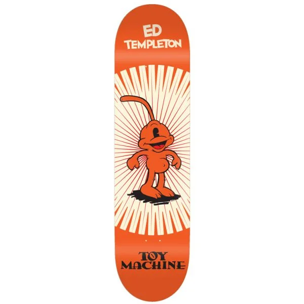 Skateboard Deck For Street Style-Toy Machine Skateboards Ed Templeton Toons Deck 8.75"