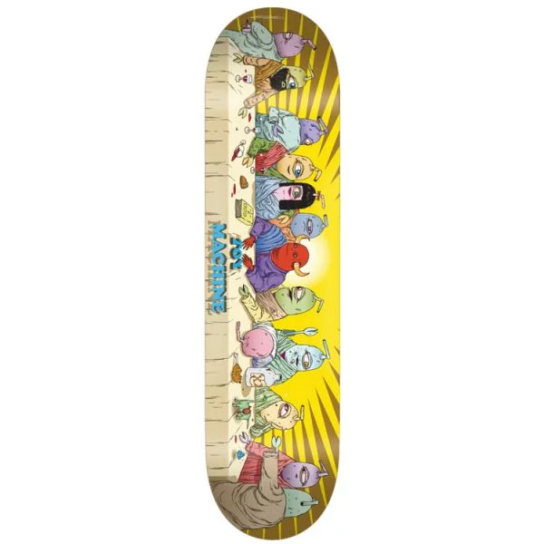 Skateboard Deck With Deep Concave-Toy Machine Skateboards Last Supper Deck 8.38"