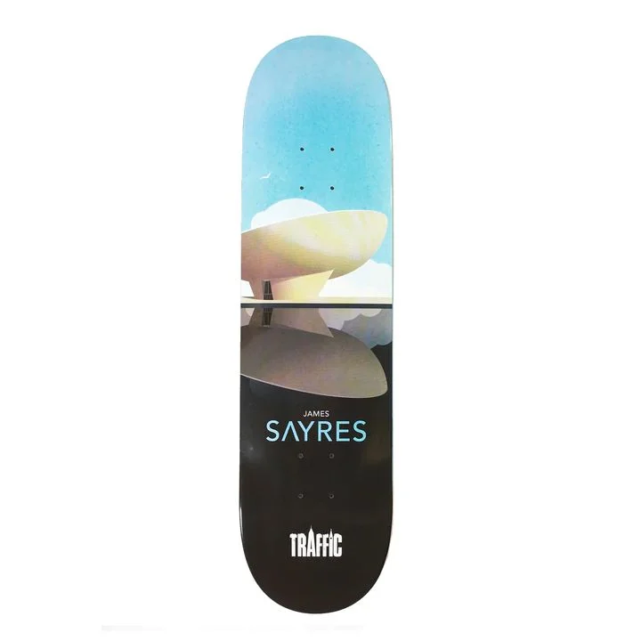 Long Skateboard Deck For Stability-Traffic Sayres Cloud City Deck