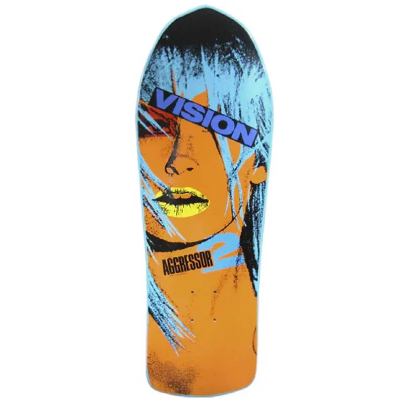 Soft Skateboard Deck For Smooth Tricks-Vision Aggressor 2 Modern Concave 10" Skateboard Deck