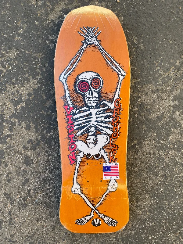 Skateboard Deck With Perfect Shape And Design-VISION GROHOLSKI SKELETON DECK - 10.25' X 30'