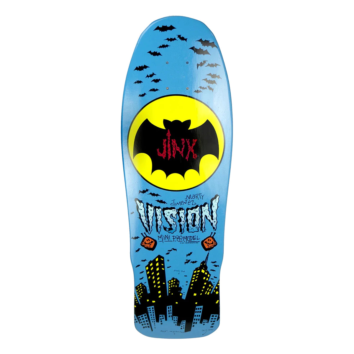 Skateboard Deck With Strong Ply Layers-Vision Jinx Mini Pro Model