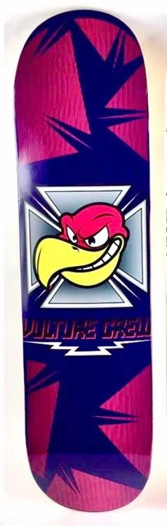 Eco-Friendly Skateboard Deck Materials-Vulture Crew Phony Hawk Skateboard Deck