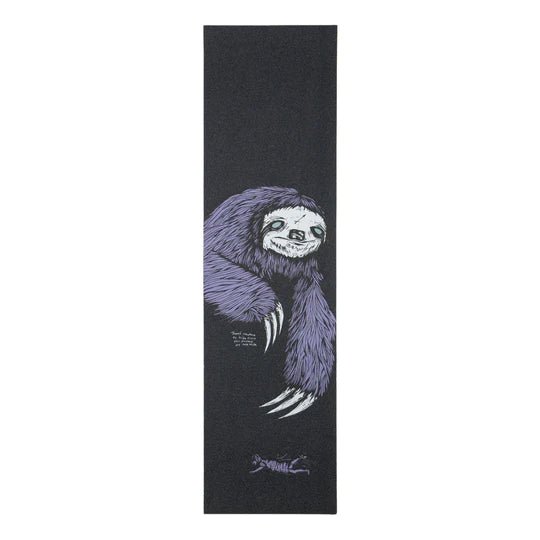 Thick Skateboard Grip Tape For Maximum Traction-Welcome - Sloth Griptape - Black