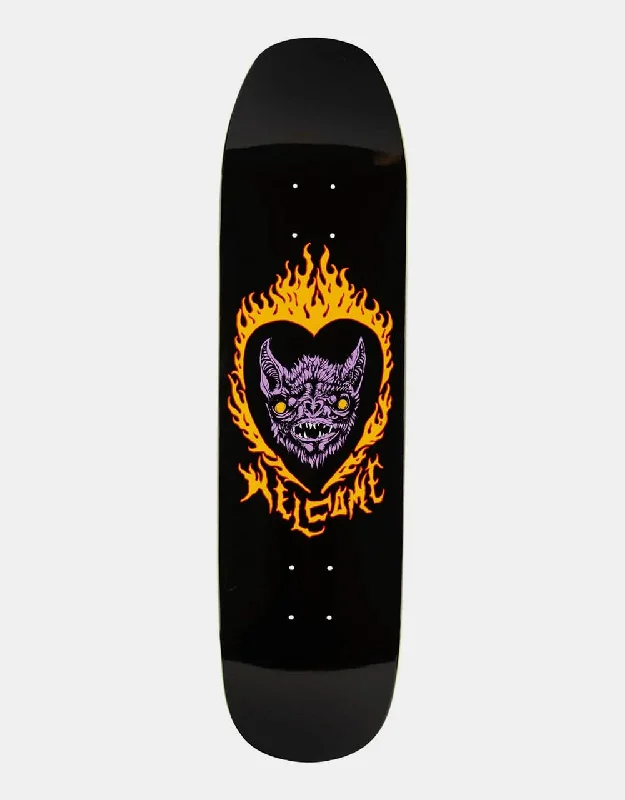 Skateboard Deck With High Flexibility-Welcome Blood Sucker on Son of Moontrimmer  Skateboard Deck - 8.25"