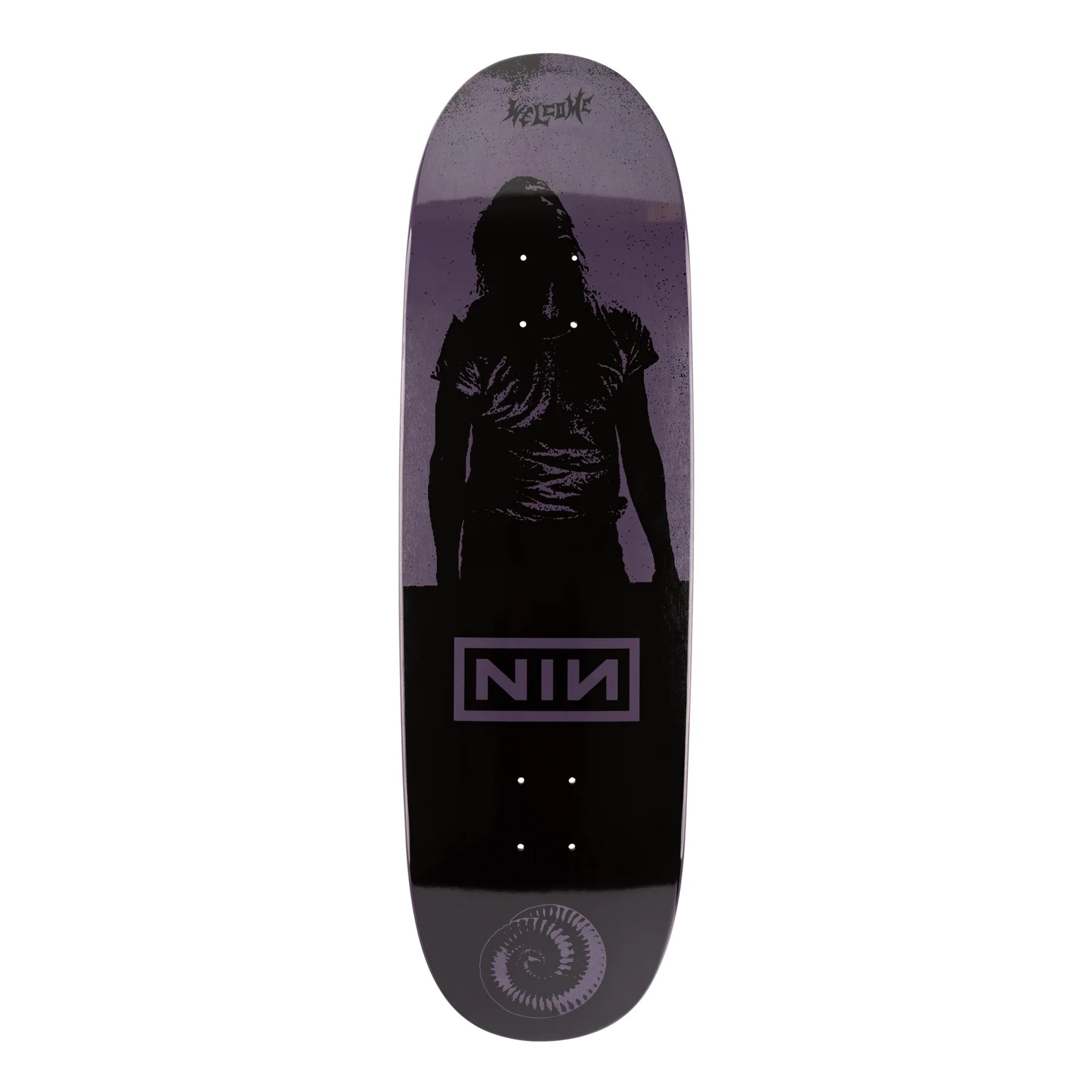 Skateboard Deck For Quick Transitions-Welcome - Burn On Boline 2.0 Nine Inch Nails Colab