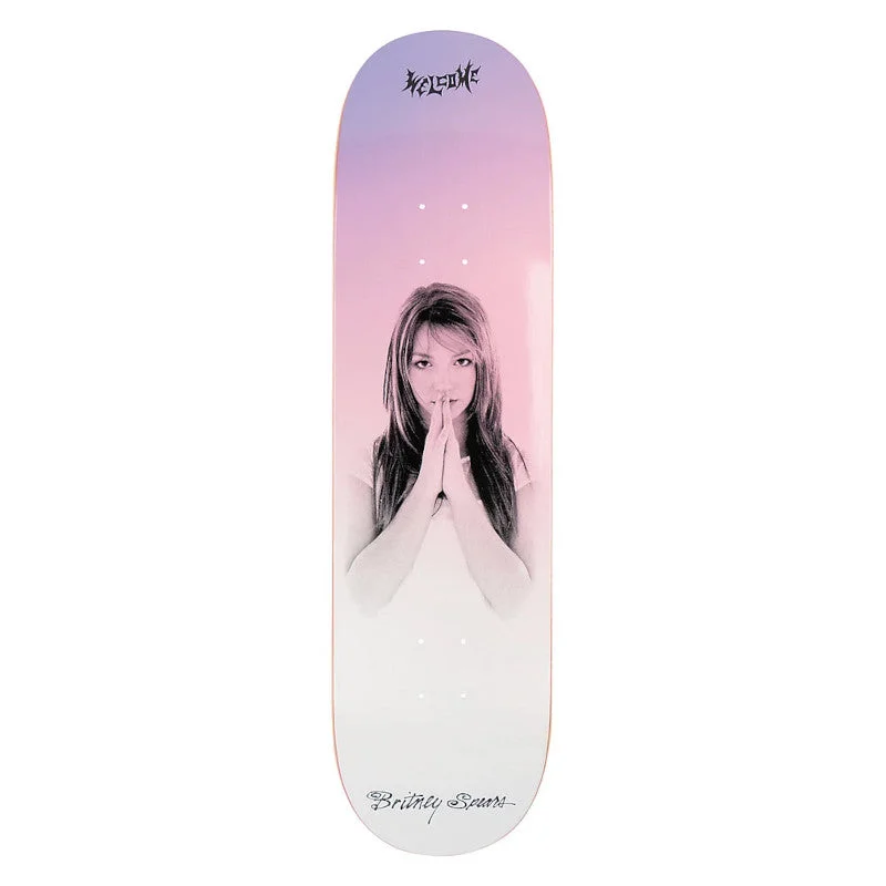 Professional Skateboard Deck For Tricks-Welcome Deck Brittany Believe Pearl Fade 8.5"