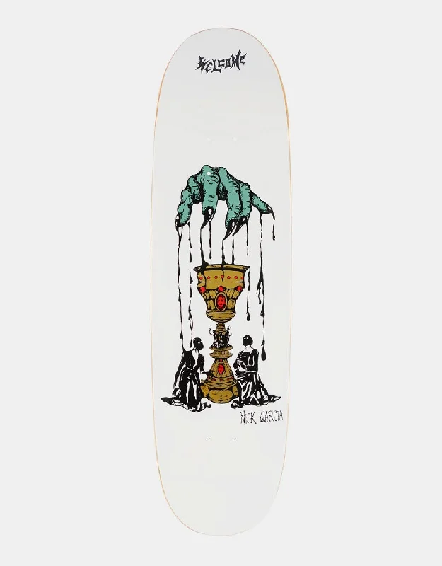 Skateboard Deck With Extra Grip-Welcome Garcia Chalice on Son of Boline Skateboard Deck - 8.8"