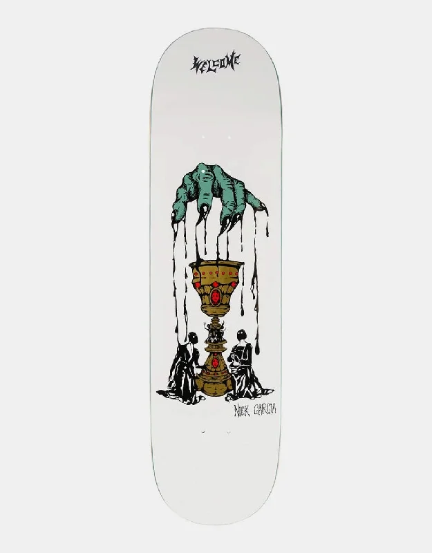 Deck For Skateboarding Beginners-Welcome Garcia Chalice Skateboard Deck - 8.38"