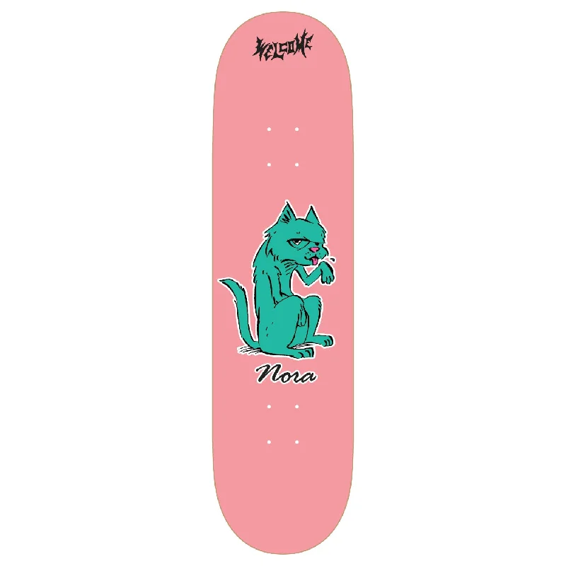 Old School Skateboard Deck With Classic Design-Welcome Skateboards Nora Vasconcellos Feral Deck