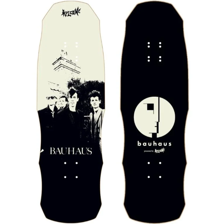 Skateboard Deck For Street Trick Performance-Welcome X Bauhaus Portrait on Dark Lord Deck