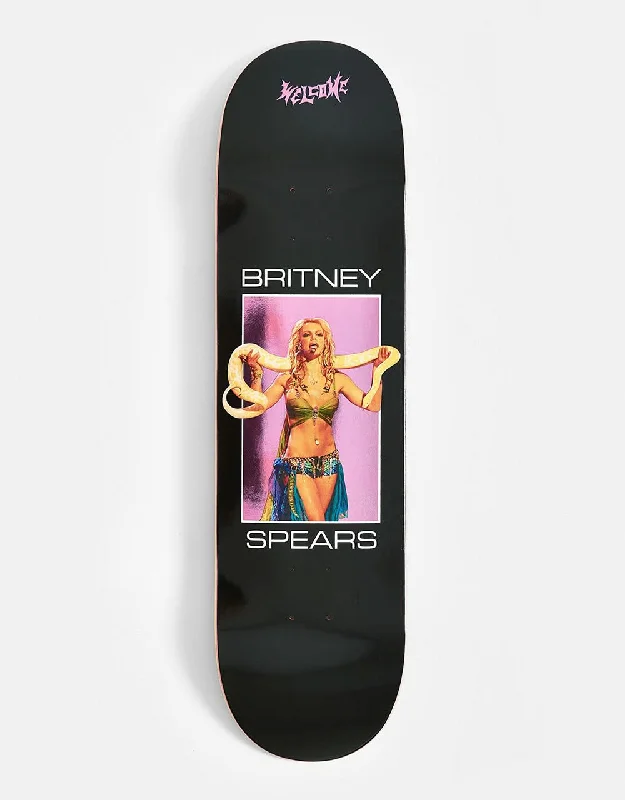 Skateboard Deck For Cruising And Carving-Welcome x Britney Spears Snake Skateboard Deck - 8.5"