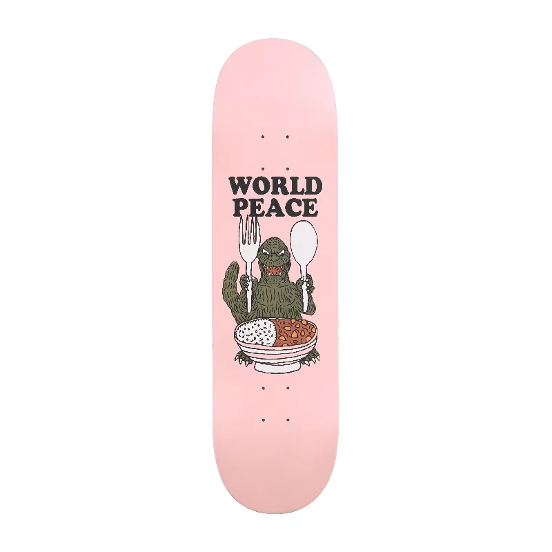 High-Quality Skateboard Deck With Strong Build-World Peace Curry Rice Deck