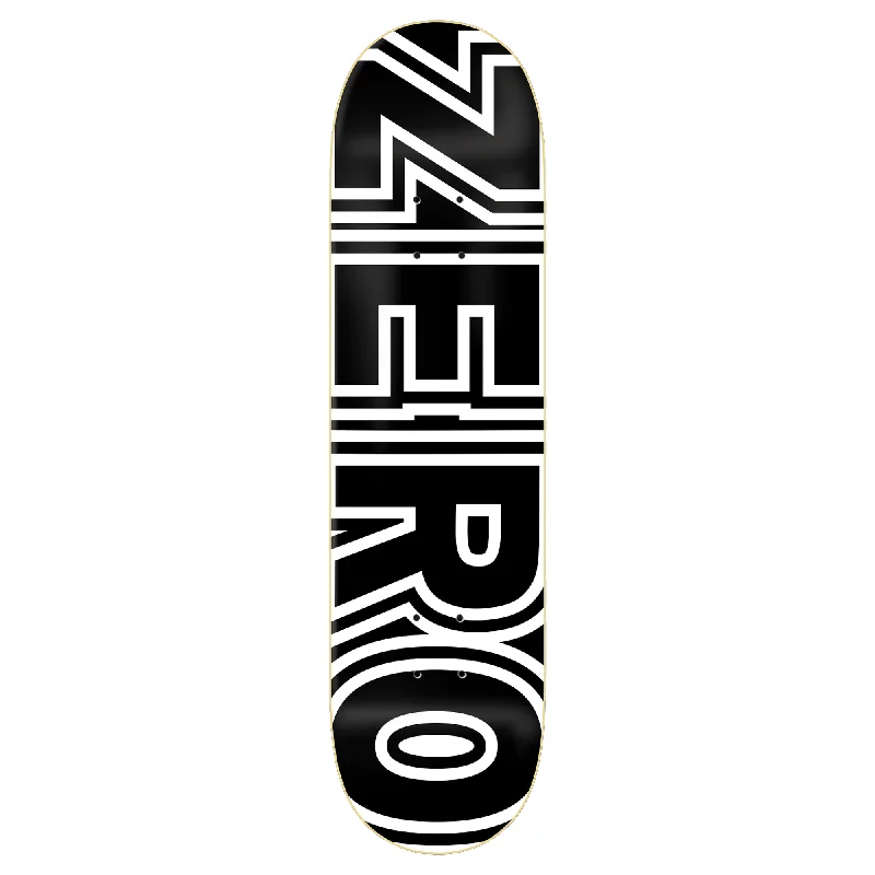 Skateboard Deck With Adjustable Design-Zero Bold Logo Deck - 8.75