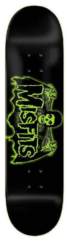 Skateboard Deck With Super Strong Ply-Zero x Misfits Bat Fiend (Glow) 8.5 Skateboard Deck