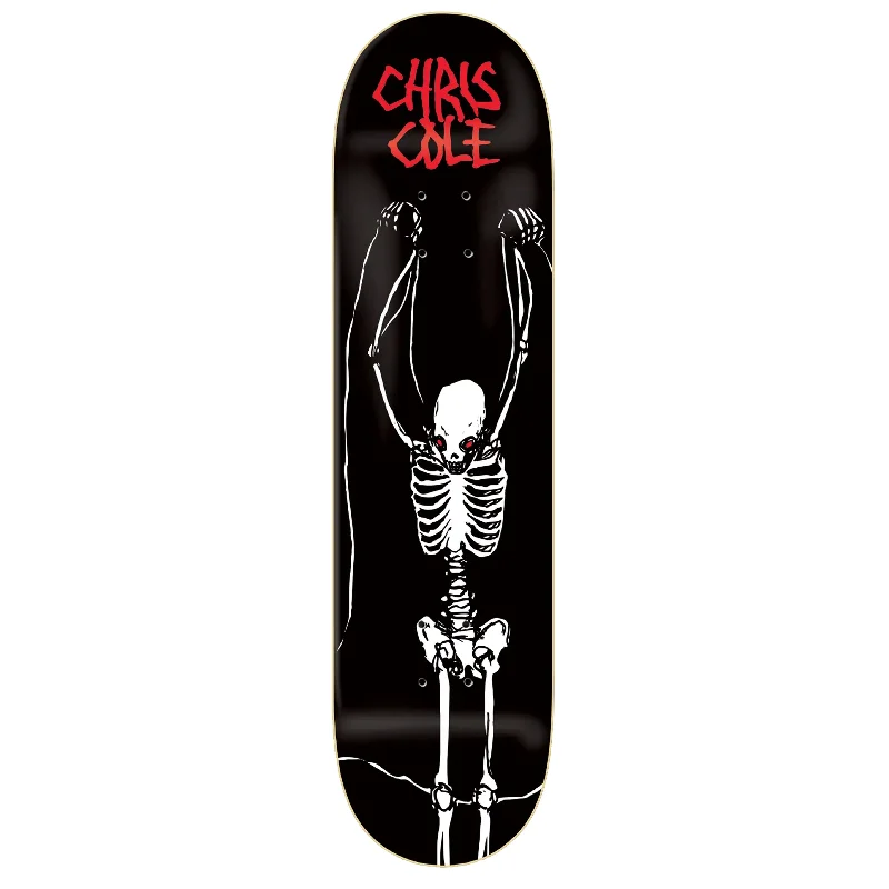 Skateboard Deck With Unique Color Scheme-Zero Skateboards Chris Cole Vampire Living Dead Skateboard Deck - 8.25