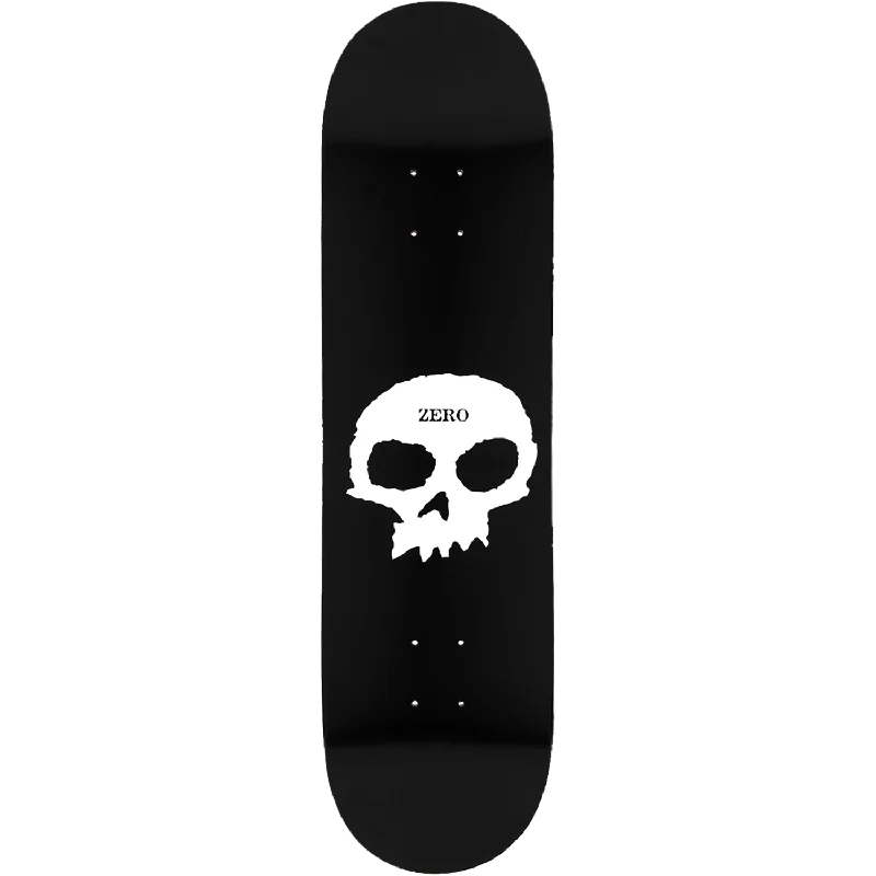 Skateboard Deck For Bigger Skaters-Zero Skateboards Single Skull Skateboard Deck - 8