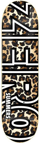 High Performance Skateboard Decks-Zero Summers Cheetah Bold Skateboard Deck - 8.25"